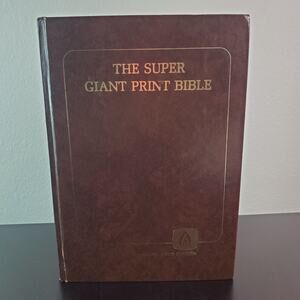 THE SUPER GIANT PRINT BIBLE NEW TESTAMENT Old-Time Gospel Hour Edition DAMAGED